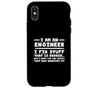 Funny Engineer - I Fix Things That Are Broken Case for iPhone X/XS