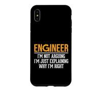 Funny Engineer I'm Not Arguing I'm Just Explaining Case for iPhone XS Max