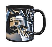 Funny Engineer Mug - Mechanical Coffee Mug, Coffee Mug with Motor Cups | Mechanical Motor Cool Coffee Mugs Desk Decoration Ceramic Mugs for
