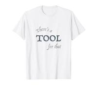 Funny Engineering There's a Tool for that Value Graphic T-Shirt, Men, White, XL