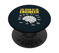 Funny Engineer's Brain Engineering PopSockets Adhesive PopGrip
