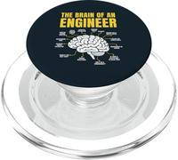 Funny Engineer's Brain Engineering PopSockets PopGrip for MagSafe