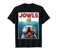 Funny English Bulldog Jowls British Bully Burger Dog Mom Dad T-Shirt
