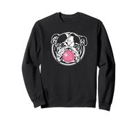 Funny English Bulldog Portrait dog mom dogs Sweatshirt