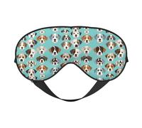 Funny English Bulldog Print Sleep Mask for Women Men, Comfortable Eye Mask for Travel, Nap or Night Sleep