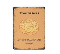 Funny English Classroom Poster Grammar Punctuation Decor Language Art Vintage Tin Signs Unique Home Metal 8x6 Inch