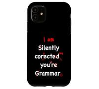 Funny English Grammar Teaching Joke for Teachers Students Case for iPhone 11