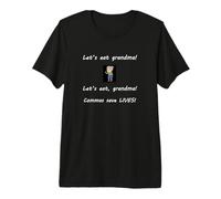 Funny English Punctuation & Grammar Commas Saves Lives Premium T-Shirt