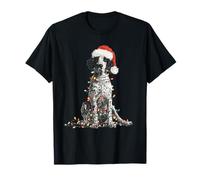 Funny English Setter Christmas Graphics Dog Lights Lover T-Shirt
