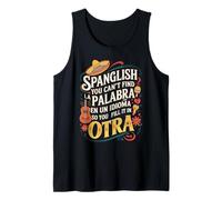 Funny English Spanish Teacher Mexican Bilingual Teacher Tank Top
