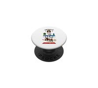 Funny English Springer Spaniel doing yoga inhale exale DIGOR PopSockets Adhesive PopGrip