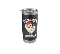Funny English Teacher Grammar Matters Stop Scaring Chickens Stainless Steel Insulated Tumbler