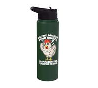 Funny English Teacher Grammar Matters Stop Scaring Chickens Stainless Steel Insulated Water Bottle