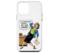 Funny English Teacher Retro Pop Art No Name Essay Grading Case for iPhone 12 mini