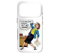 Funny English Teacher Retro Pop Art No Name Essay Grading Case for iPhone 17 Pro