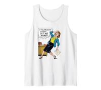Funny English Teacher Retro Pop Art No Name Essay Grading Tank Top