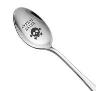 Funny Engraved Fork Forking Love You Stainless Steel Engraved Forks Tablespoon Teaspoon Personalised Valentines Day Gifts for Her Birthday Anniversary (Tablespoon - Cereal Killer)