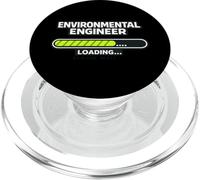 Funny Environmental Engineer Loading Bar Design PopSockets PopGrip for MagSafe