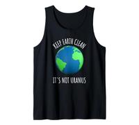 Funny Environmental Uranus Earth Science Gift Tank Top