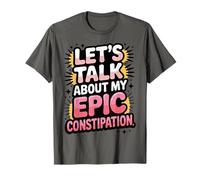 Funny Epic Constipation Diarrhea GI Doctor Humor Pink Womens T-Shirt