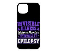Funny Epilepsy Warrior Epilepsy Awareness Case for iPhone 15 Plus