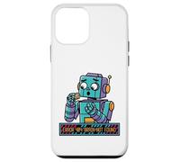 Funny Error 404 Brain Not Found Robot Nerd Joke Case for iPhone 12 mini