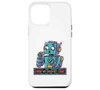 Funny Error 404 Brain Not Found Robot Nerd Joke Case for iPhone 12 Pro Max