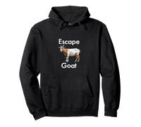 Funny Escape Goat Scapegoat Animal Huda Humor Island Love Pullover Hoodie