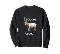 Funny Escape Goat Scapegoat Animal Huda Humor Island Love Sweatshirt
