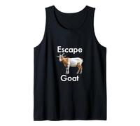 Funny Escape Goat Scapegoat Animal Huda Humor Island Love Tank Top