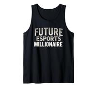 Funny eSports Gifts For Gamers Future eSports Millionaire Tank Top
