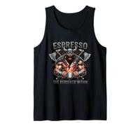 Funny Espresso The Berserker Within Viking Norse Coffee Rage Tank Top