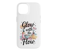 Funny Esthetician Glow With The Flow Case for iPhone 14