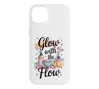 Funny Esthetician Glow With The Flow Case for iPhone 14 Plus