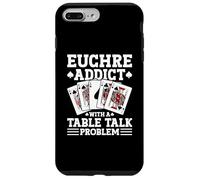 Funny Euchre Table Talk Euchre Card Game Case for iPhone 7 Plus/8 Plus