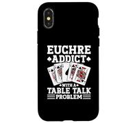 Funny Euchre Table Talk Euchre Card Game Case for iPhone X/XS