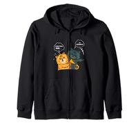 Funny Euphonium Cat Slapping Euphoniumist Zip Hoodie