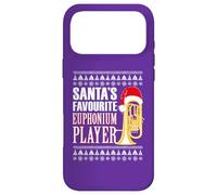 Funny Euphonium Humour from Santa for Brass Band Christmas Case for iPhone 17 Pro Max