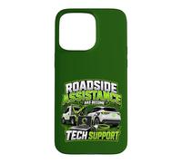 Funny EV mechanic Roadside assistance become tech support Case for iPhone 15 Pro Max
