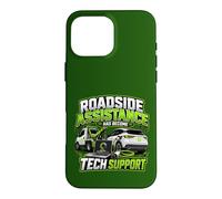 Funny EV mechanic Roadside assistance become tech support Case for iPhone 16 Pro Max