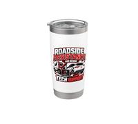 Funny EV Mechanic Roadside Assistance Become tech Support Stainless Steel Insulated Tumbler