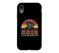 Funny Every Snack You Make I'll Be Watching You Dog Memes Case for iPhone XR