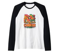 Funny Everyone Relax The Chinese is Here China Style Quotes Raglan Baseball Tee
