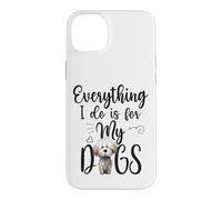 Funny Everything I Do Is For My Dogs Dog Lovers Text Design Case for iPhone 14 Plus