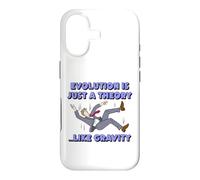 Funny Evolution Is Just a Theory Science Skeptic Humor Case for iPhone 17