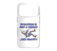Funny Evolution Is Just a Theory Science Skeptic Humor Case for iPhone 17 Pro