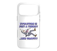 Funny Evolution Is Just a Theory Science Skeptic Humor Case for iPhone 17 Pro Max
