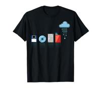 Funny Evolution Of Data It Professional Geek Tech Computer T-Shirt