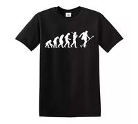 Funny Evolution T-Shirts Mens Novelty Joke Birthday Gift Present Party Tops Tees (Evolution of Elvis Presley - L)