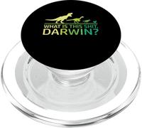 Funny Evolution Theory Dino Dinosaur Darwin T-Rex PopSockets PopGrip for MagSafe